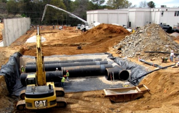 School’s growing storm water problem solved