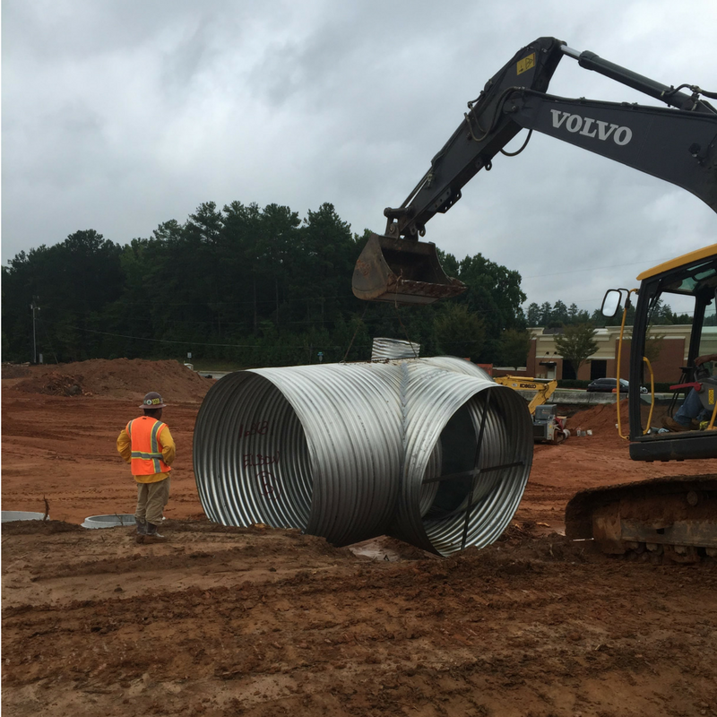 120 Inch CSP Detention Manifold – Brickmont Milton