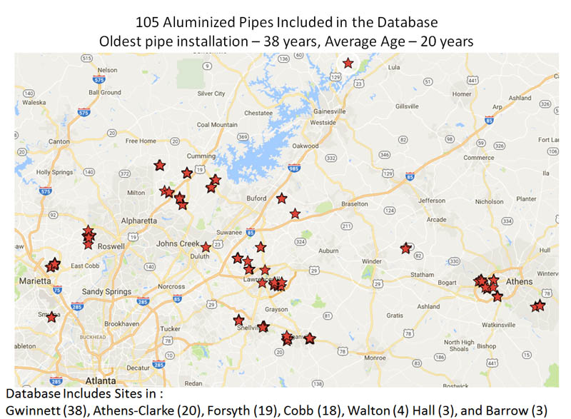 Study Locations – AT2 Atlanta Study – May 2017