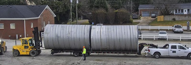 Delivering a 144 Inch Detention 1